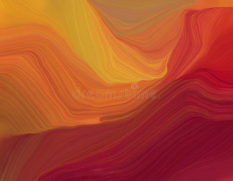Abstract Autumn Gradient Background Deep Red to Soft Yellow Color Blend royalty free stock photos