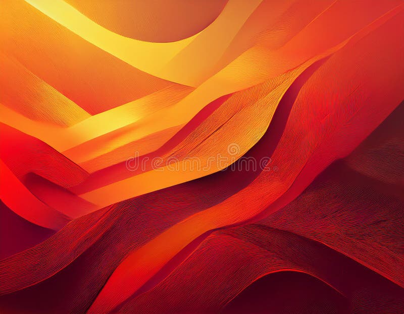Abstract Autumn Gradient Background Deep Red to Soft Yellow Color Blend royalty free stock image