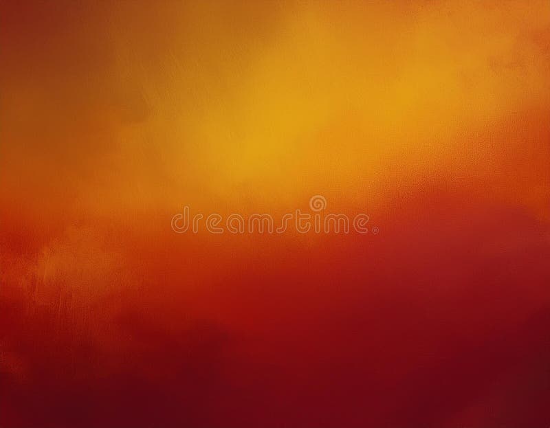 Abstract Autumn Gradient Background Deep Red to Soft Yellow Color Blend stock photo