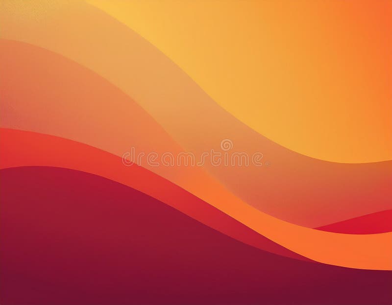 Abstract Autumn Gradient Background Deep Red to Soft Yellow Color Blend vector illustration
