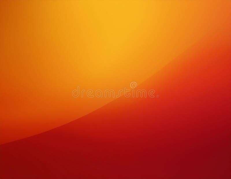 Abstract Autumn Gradient Background Deep Red to Soft Yellow Color Blend royalty free illustration