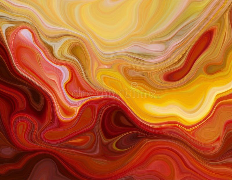 Abstract Autumn Gradient Background Deep Red to Soft Yellow Color Blend royalty free stock images