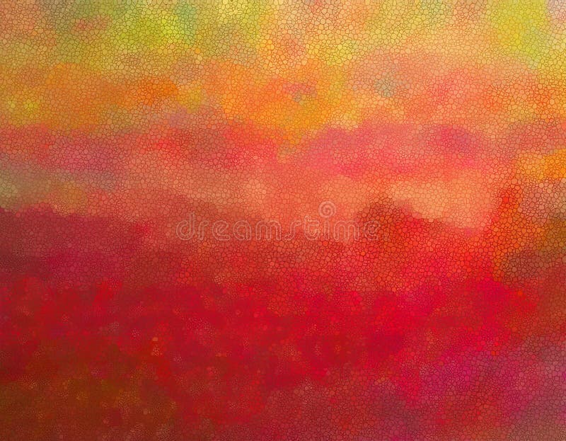 Abstract Autumn Gradient Background Deep Red to Soft Yellow Color Blend royalty free stock photography