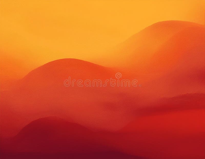 Abstract Autumn Gradient Background Deep Red to Soft Yellow Color Blend royalty free stock photo