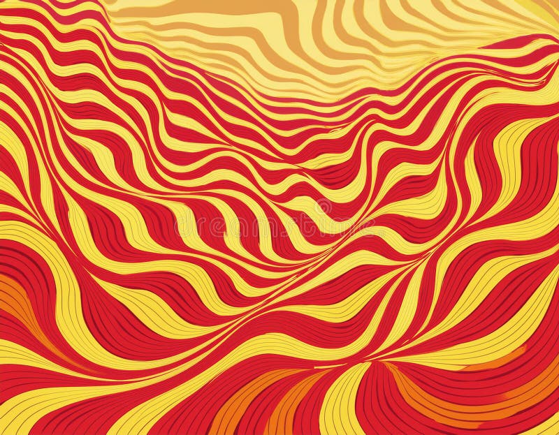 Abstract Autumn Gradient Background Deep Red to Soft Yellow Color Blend vector illustration