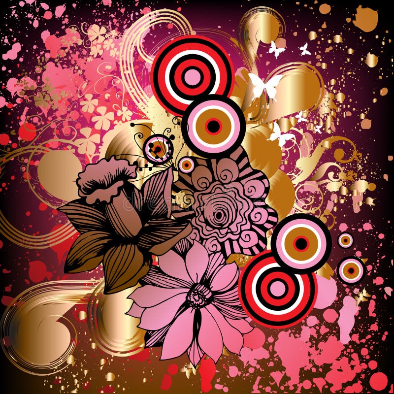 Abstract background stock illustration