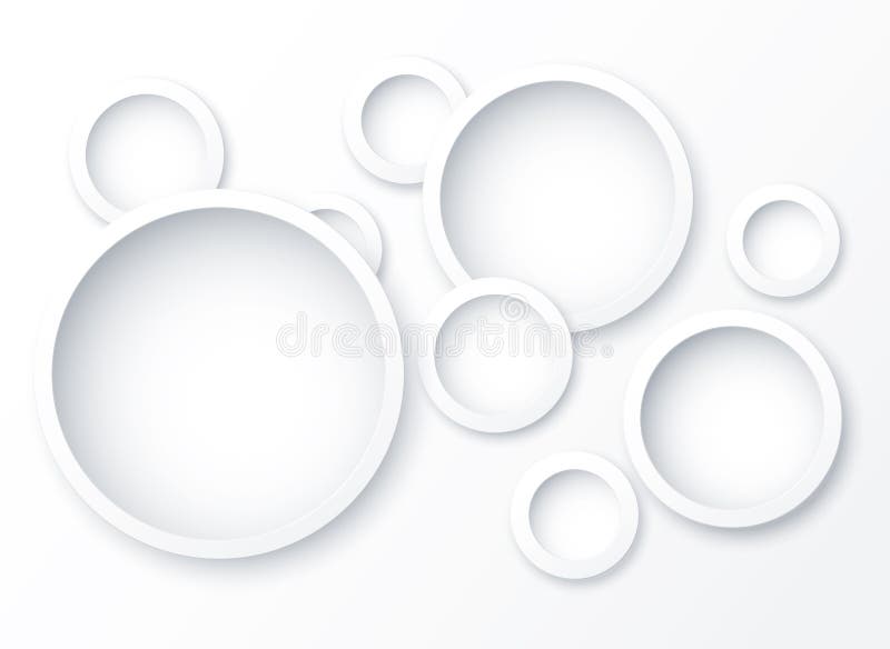 Seamless Abstract 3D White Spheric Background Stock Vector ...