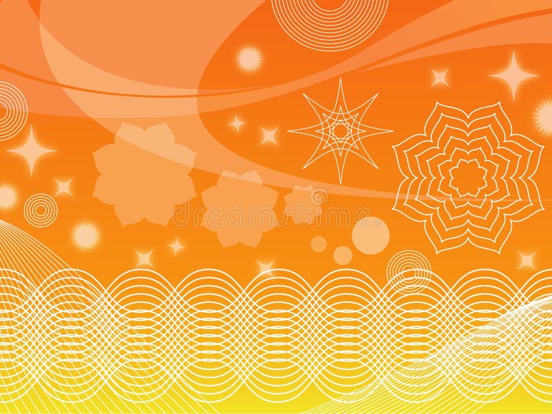 Illustration of Abstract Background Shapes. Backdrop undulating illustrations