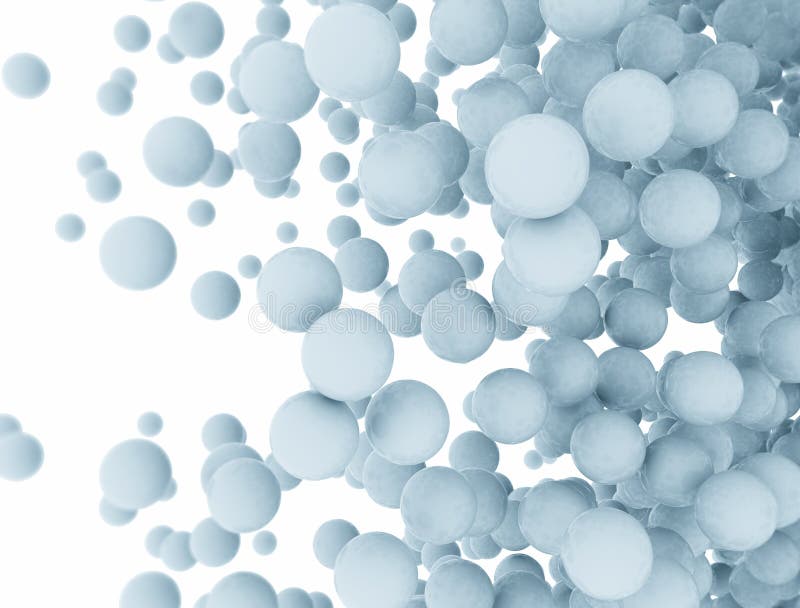 Abstract background 3d spheres