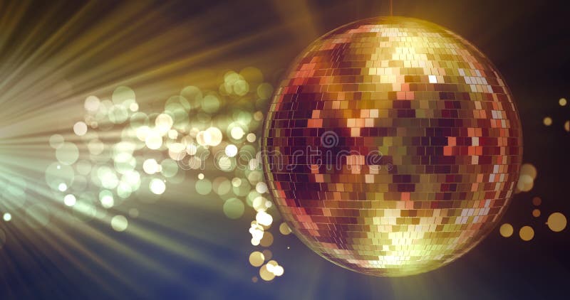 Abstract background with animation of disco ball royalty free illustration