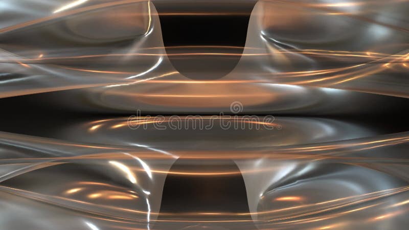 Abstract Background Animation With Glowing Curvy Lines vector illustration