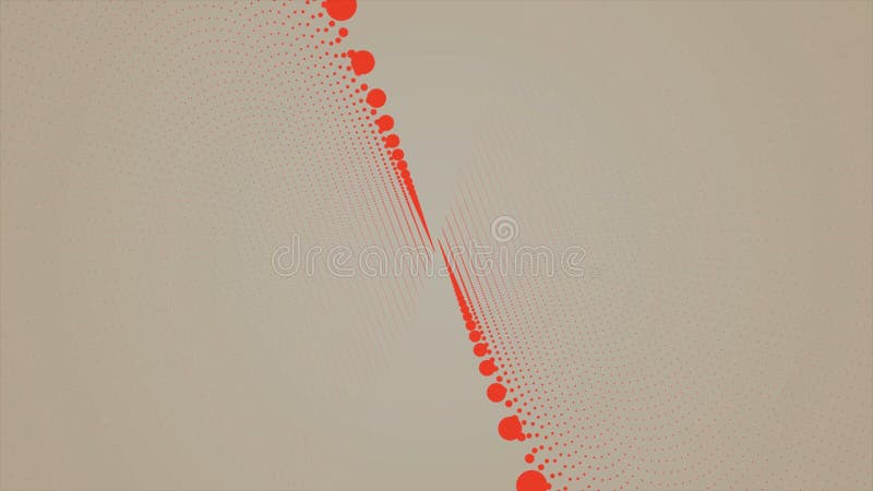 Abstract background with animation of slow moving particles. Animation of seamless loop. Dot Particle flow twist and royalty free stock photo