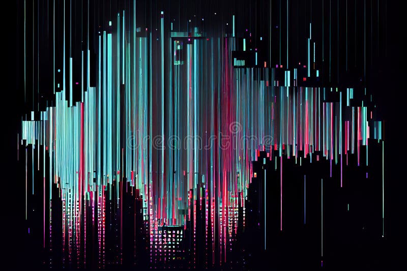 Abstract background from array of data. Generative AI, Generative, AI vector illustration