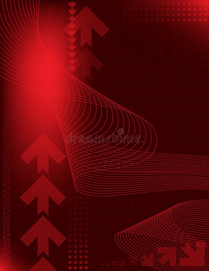 Abstract background with arrows