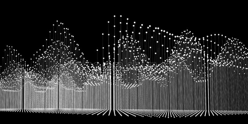 Abstract background big data visualization. Futuristic infographics information complexity. Network or business analytics. Abstract background big data vector illustration Abstract background big data visualization. Futuristic infographics information complexity. Network or business analytics. Abstract background big data vector illustration