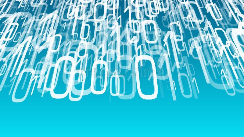 Abstract Background Binary Code, Cyberspace Vector Computer Language ...