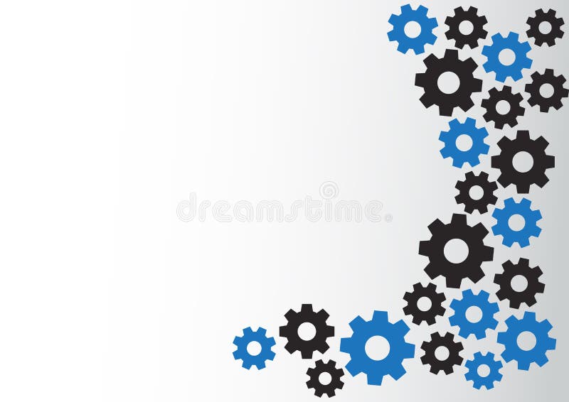 Abstract background with black and blue gears. Vector royalty free illustration Abstract background with black and blue gears. Vector royalty free illustration