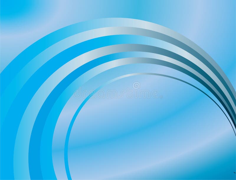 Abstract background of the blue rings