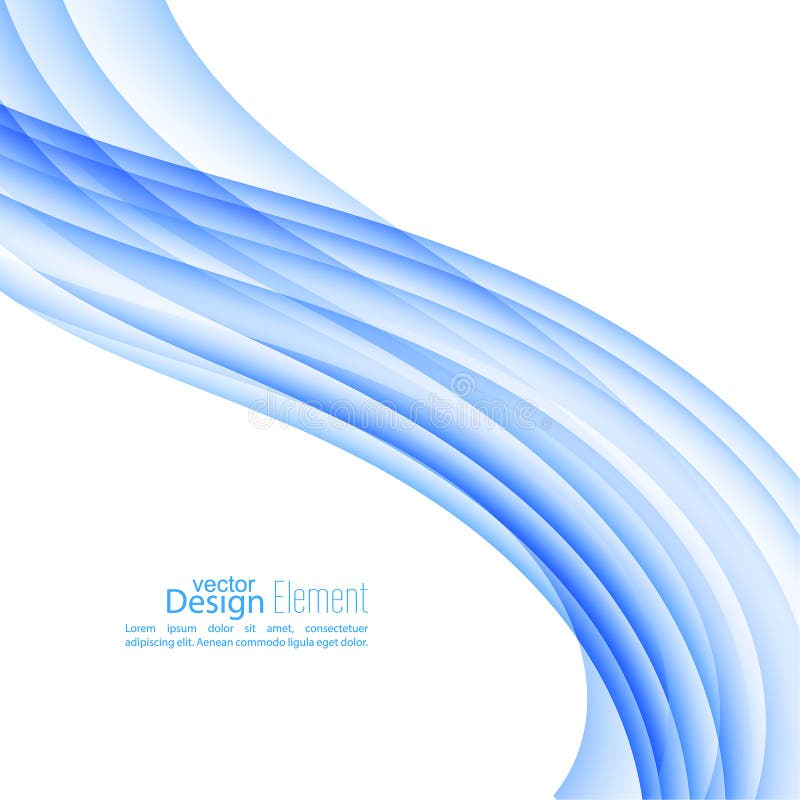 Abstract background with blue stripes vector illustration