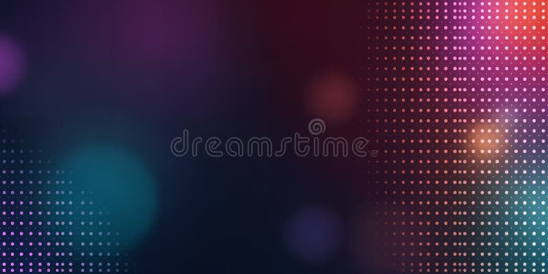 Abstract background with bokeh and dots royalty free illustration