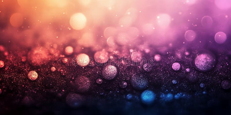 Abstract background with bokeh lights vector illustration