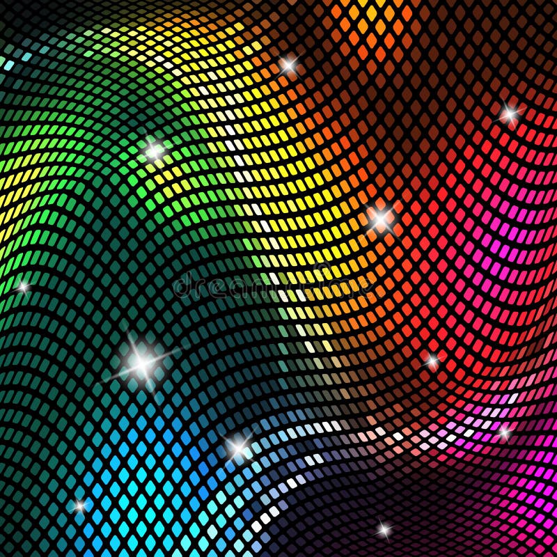 Abstract background bright shiny mosaic vector illustration