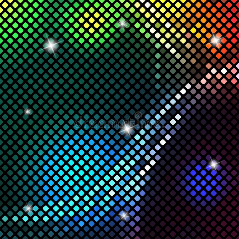 Abstract background bright shiny mosaic stock illustration