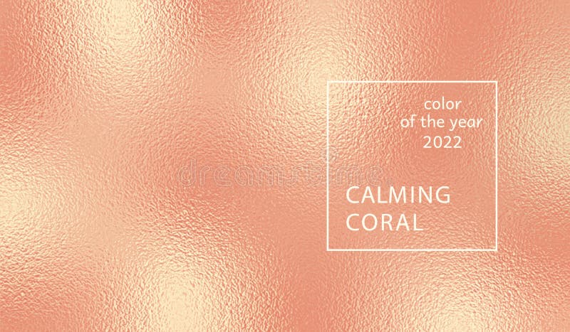 Abstract background on Calming Coral color. Trendy color of the year 2022. Swatch background Ñoloring in trend color. royalty free stock image