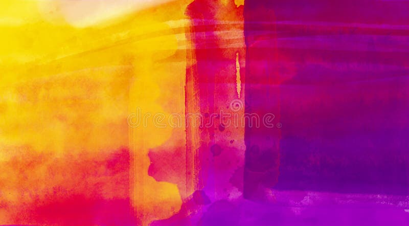 Abstract background texture in bright paint purple yellow color. royalty free stock photography