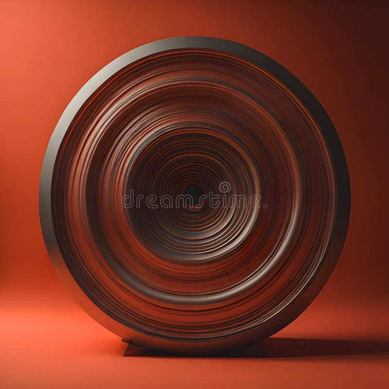 Abstract background with circle. generative ai vector illustration