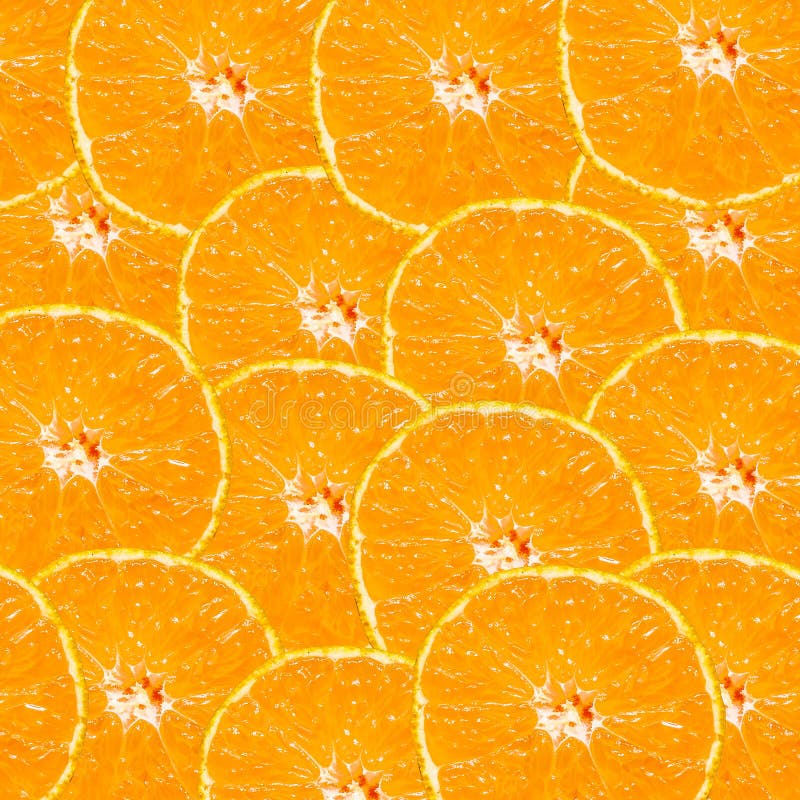 Abstract Background with Citrusfruit of Orange Slices. Stock Image