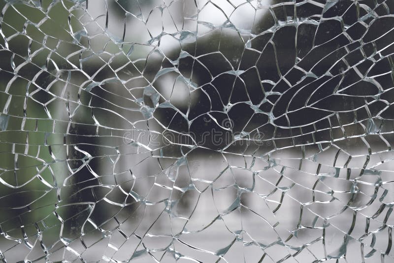 Abstract background of cobweb cracks The texture of the broken cracks.