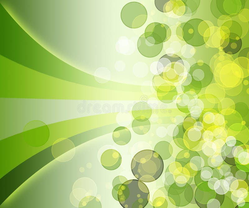 Abstract background with colored circles