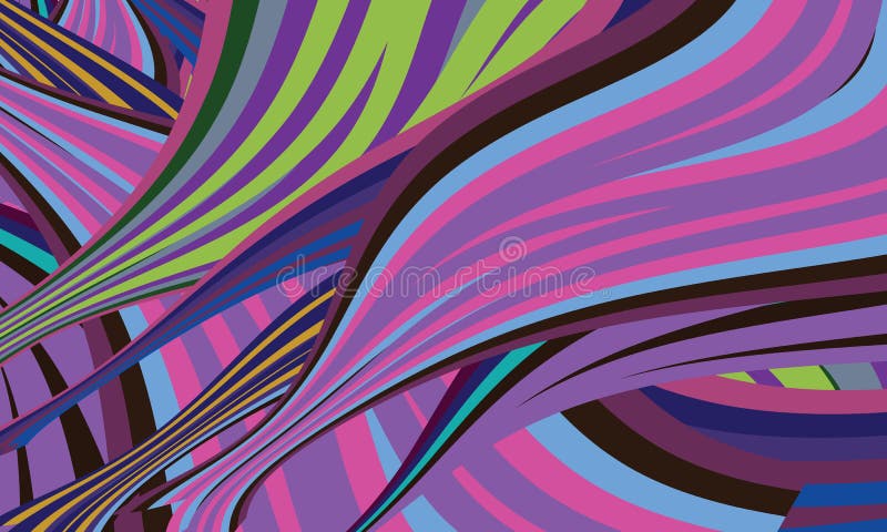 Abstract Background and Colored Lines Stock Vector - Illustration of ...