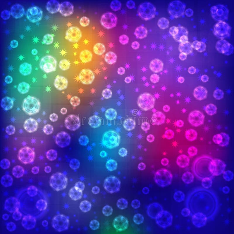 Abstract background colorful lights. royalty free illustration