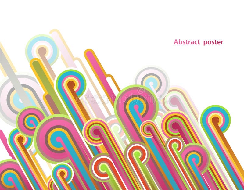 Abstract background with colorful lines - light version. royalty free illustration Abstract background with colorful lines - light version. royalty free illustration