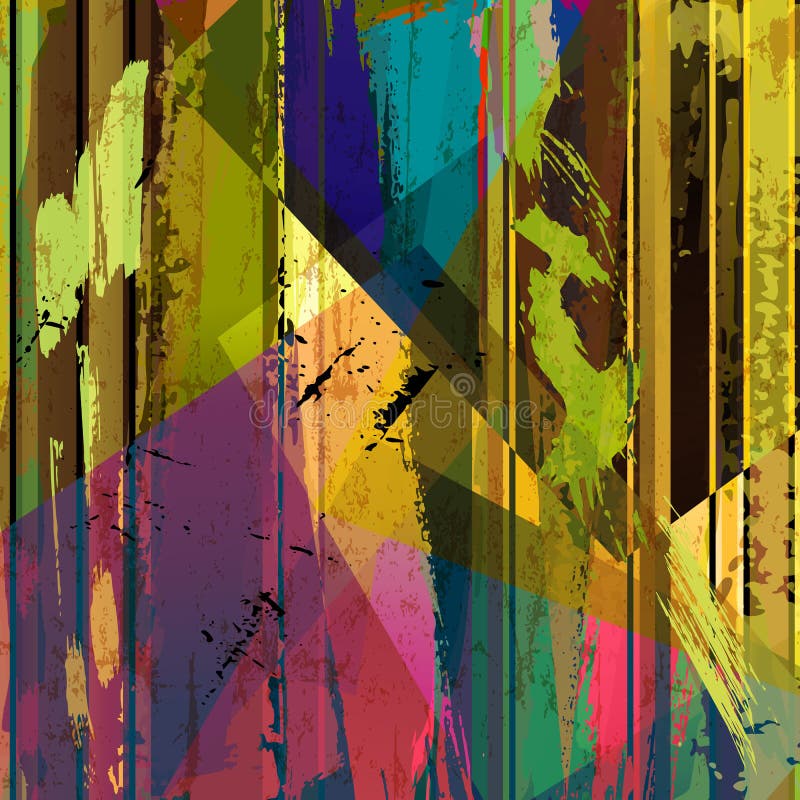 Abstract Art Shapes Lines stock illustration. Illustration of backdrops