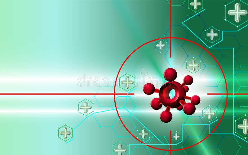 Abstract background coronavirus attack 3d. Danger bacterium. Simple vector illustration Eps 10. Medical and science concept. Cross stock illustration Abstract background coronavirus attack 3d. Danger bacterium. Simple vector illustration Eps 10. Medical and science concept. Cross stock illustration