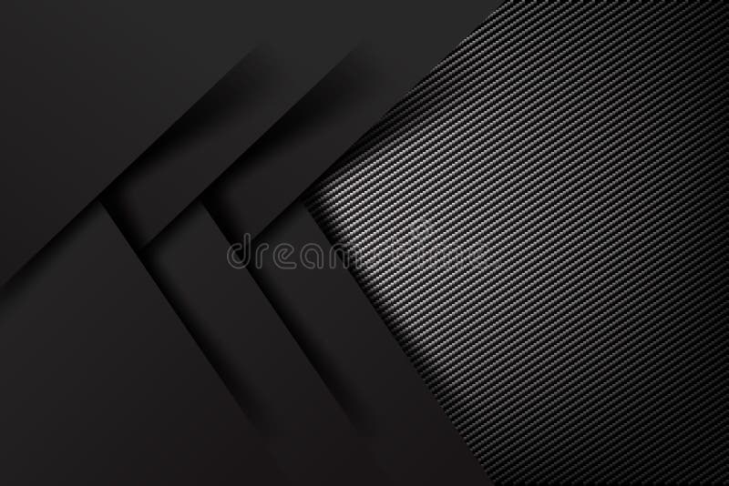 Abstract background dark and black carbon fiber vector illustration eps10 004