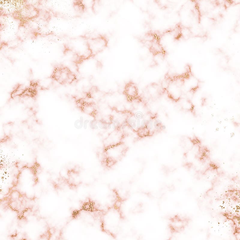 Abstract background with delicate golden glitter and marble print stock photo