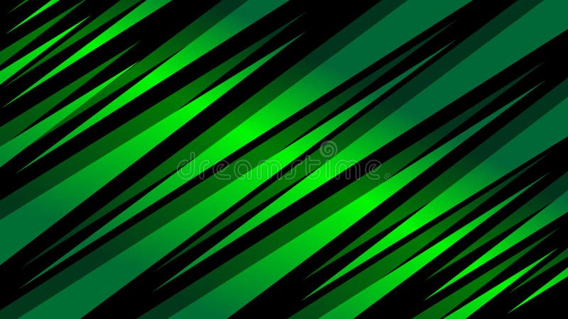 Abstract background diagonal green stripes vector illustration