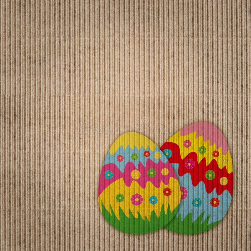 Abstract background with easter eggs decoration.