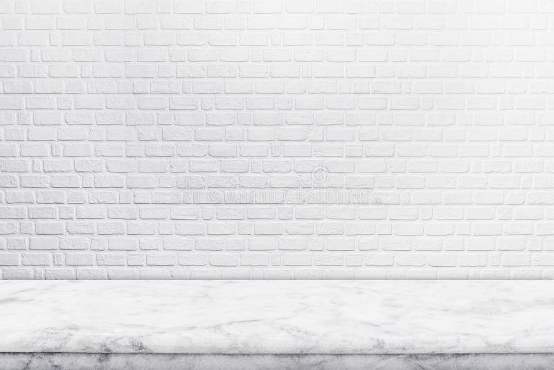 Abstract background from empty white marble table top for showing product advertising with white concrete background. Picture for royalty free stock photo Abstract background from empty white marble table top for showing product advertising with white concrete background. Picture for royalty free stock photo