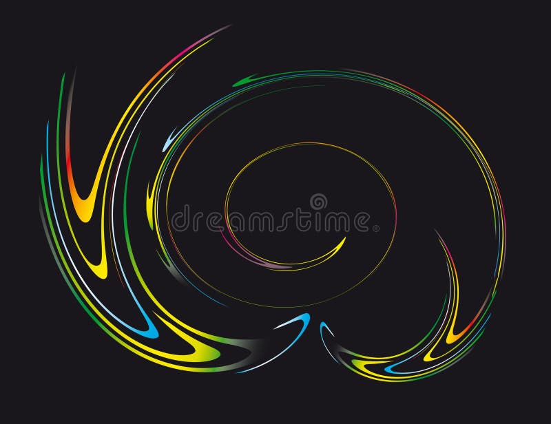 Abstract background of the fantastic curves