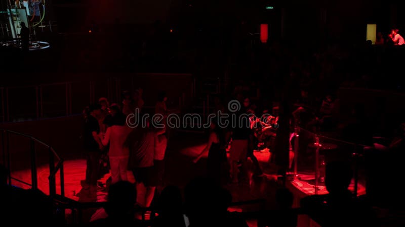 Abstract Background Flashing Stage Light Concert Disco Light.Bright ...