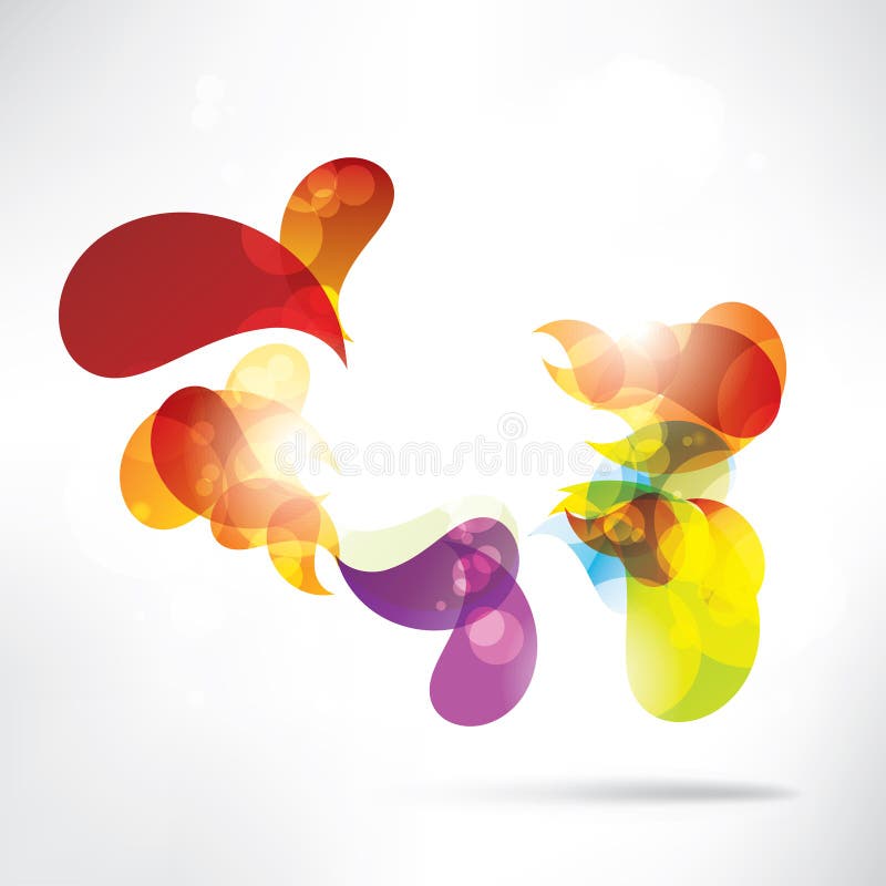 Abstract background with geometric shapes stock illustration