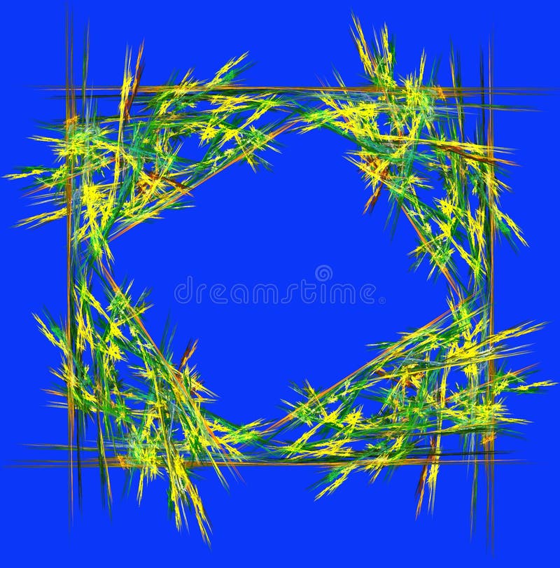 Abstract background in geometric style in green and blue. Computer generated graphics. stock illustration Abstract background in geometric style in green and blue. Computer generated graphics. stock illustration