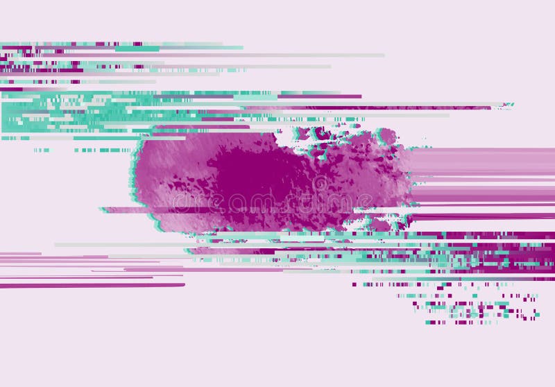Abstract background with glitch effect. stock illustration