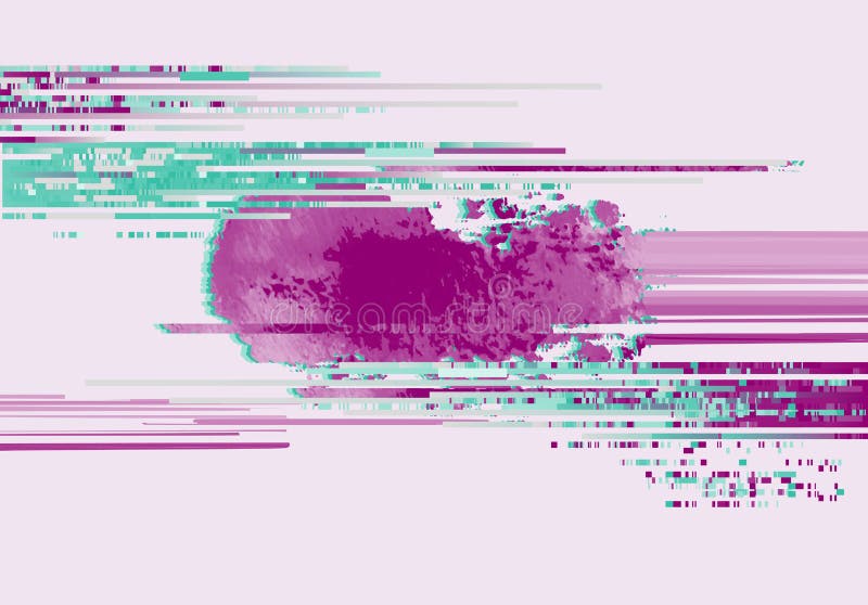 Abstract background glitch effect Royalty Free Vector Image