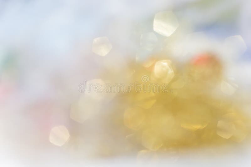 Abstract background gold bokeh stock photography